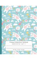 Primary Composition Notebook Handwriting Practice Paper