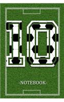 Soccer Notebook 10