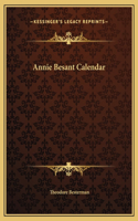 Annie Besant Calendar