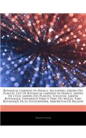Articles on Botanical Gardens in France, Including