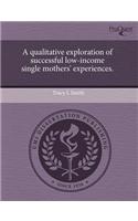 A Qualitative Exploration of Successful Low-Income Single Mothers' Experiences