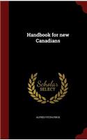 Handbook for New Canadians