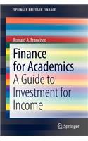 Finance for Academics