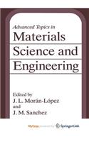 Advanced Topics in Materials Science and Engineering