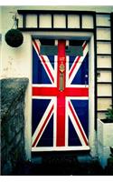 Union Flag of the United Kingdom Painted on a Door Journal