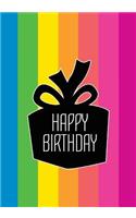 Happy Birthday: Keepsake Journal Notebook For Best Wishes, Messages & Doodling V7