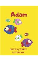 Adam Draw & Write Notebook