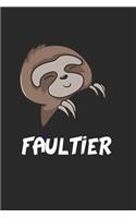 Faultier Notizbuch