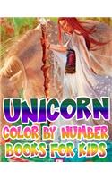 Unicorn Color By Number Books For Kids