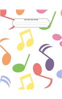 Guitar Tab Paper