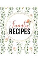 Blank Cookbooks For Family Recipes