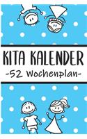 Kita Kalender 52 Wochenplan: Erzieherplaner 2019 2020 - Terminkalender A5, Kindergarten & Kita Planer, Kalender