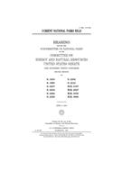 Current national parks bills