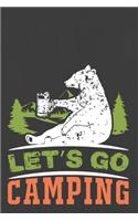 Let's Go Camping: Hiking Journal With Prompts To Write In, Trail Log Book, Hiker's Journal, Hiking Journal, Hiking Log Book, Hiking Gifts,