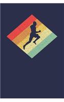 Runner Notebook: Retro Vintage 80s Run 6 x 9 Lined Ruled Journal Gift for Runners And Joggers (108 Pages)