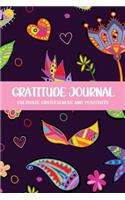 Gratitude Journal Cultivate Gratefulness and Positivity: Dark Flora(36 Flora & Fauna Diary)