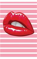 Kiss and Makeup Notebook Composition