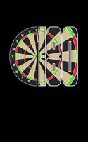 180: Liniertes Notizbuch A5 - Dart Notizbuch I Dartspieler Team Mannschaft Sport Dartscheibe Geschenk