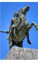 Statue of Alexander the Great in Greece Journal: Take Notes, Write Down Memories in this 150 Page Lined Journal