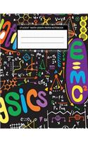 Student math graph paper notebook