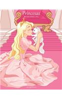 Princesas libro para colorear 1, 2 & 3