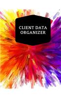 Client Data Organizer: Smart Alphabetical Client Tracker- Professional Business To do list Book for Hair Stylist, Therapist & Nails Stylist- Client Organizer & Client Mana