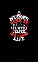 Nurses Like It Harder, Faster, Deeper, CPR Saves Lives