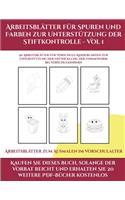 Arbeitsblätter zum Ausmalen im Vorschulalter (Arbeitsblätter für Spuren und Farben zur Unterstützung der Stiftkontrolle - Vol 1): Dieses Buch enthält 50 extra große Bilder mit dicken Linien, um eine fehlerfreie Farbgebung zu fördern, um das Selbstvertrau