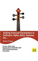 Forecast Parameters in Software