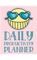 Daily Productivity Planner: Time Management Journal Agenda Daily Goal Setting Weekly Daily Student Academic Planning Daily Planner Growth Tracker Workbook