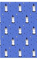 Journal Notebook Cute Little Unicorns Pattern 8: 110 Page Lined and Numbered Journal With Index Pages In Portable 6 x 9 Size, Perfect For Writing, Taking Notes, List Making, Journaling and Doodling(40 Wordworthy Series Lined)