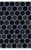 Journal Notebook Polka Dots and Hexagons Pattern 10: 162 Lined and Numbered Pages With Index For Journaling, Writing, Planning and Doodling, For Women, Men, Kids, 160 Pages, Easy To Carry Size.(73 Handy Lined Journal 2)