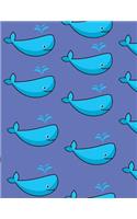 Cute Whale Sketchbook