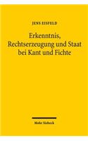Erkenntnis, Rechtserzeugung und Staat bei Kant und Fichte