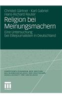 Religion Bei Meinungsmachern