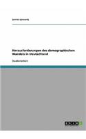 Herausforderungen des demographischen Wandels in Deutschland