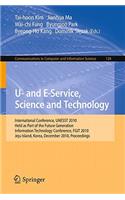 U- And E-Service, Science and Technology