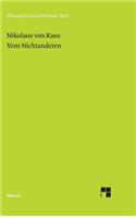 Schriften in deutscher Übersetzung / Vom Nichtanderen