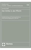 Der Dritte in Der Pflicht: Kapitalerhaltung Und Insolvenzanfechtung Unter Berucksichtigung Des 138 Inso