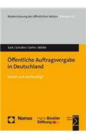 Offentliche Auftragsvergabe in Deutschland