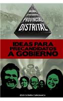 Ideas Para Precandidatos a Gobierno