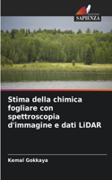 Stima della chimica fogliare con spettroscopia d'immagine e dati LiDAR