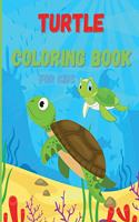Turtle Coloring Book For Kids
