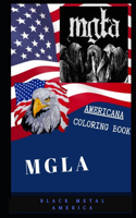 Mgla Americana Coloring Book: Patriotic and a Great Stress Relief Adult Coloring Book