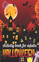 Halloween activity books for Adults