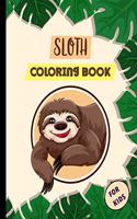 Sloth Coloring Book for Kids
