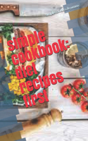 simple cookbook: diet recipes first