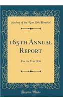 165th Annual Report: For the Year 1936 (Classic Reprint)