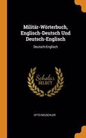 MILIT R-W RTERBUCH, ENGLISCH-DEUTSCH UND