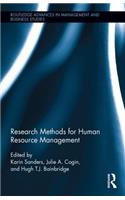 Research Methods for Human Resource Management